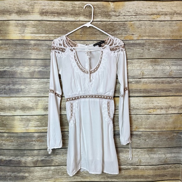 For Love & Lemons x Revolve Dress White XS - Picture 2 of 8